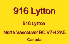 916 Lytton 916 LYTTON V7H 2A5