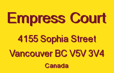 Empress Court 4155 SOPHIA V5V 3V4
