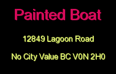 Painted Boat 12849 LAGOON V0N 2H0