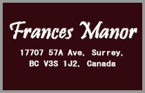 Frances Manor 17707 57A V3S 1J2