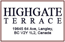 Highgate Terrace 19645 64TH V2Y 1L2