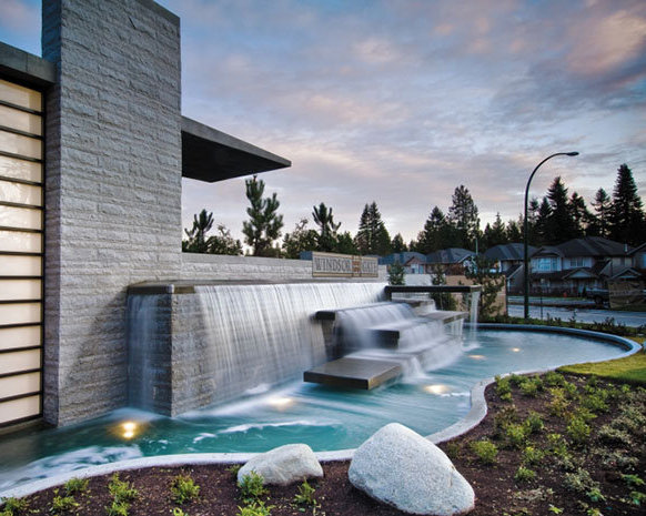 3093 Windsor Gate, Coquitlam, BC V3B 4R8, Canada Water Feature!