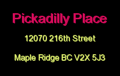 Pickadilly Place 12070 216TH V2X 5J3