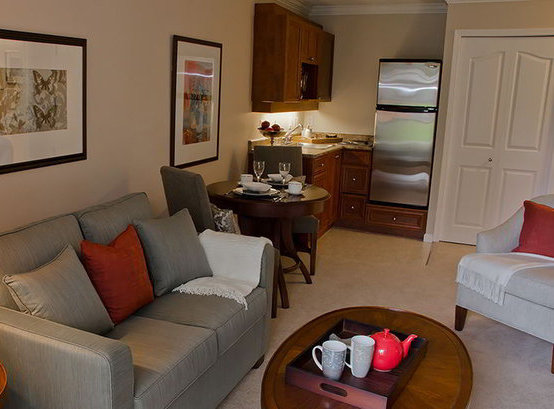 Typical Suite Living Room Dining Room!