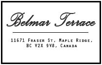 Belmar Terrace 11671 FRASER V2X 6C4