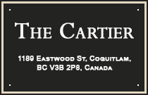 The Cartier 1189 EASTWOOD V3B 7N5