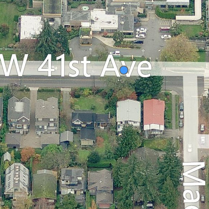 2816 West 41st Avenue, Vancouver, BC V6N 3C6, Canada Birds Eye View!