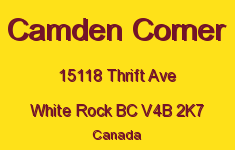 Camden Corner 15118 THRIFT V4B 2K7