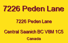 7226 Peden Lane 7226 Peden V8M 1C5