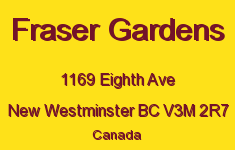 Fraser Gardens 1169 EIGHTH V3M 2R7