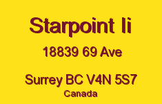 Starpoint Ii 18839 69 V4N 5S7