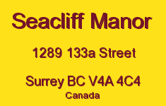 Seacliff Manor 1289 133A V4A 4C4
