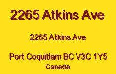 2265 Atkins Ave 2265 ATKINS V3C 1Y5