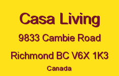Casa Living 9833 CAMBIE V6X 1K3