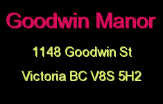 Goodwin Manor 1148 Goodwin V8S 5H2