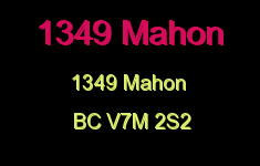 1349 Mahon 1349 MAHON V7M 2S2