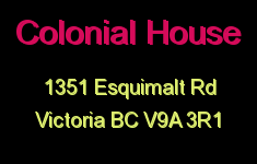 Colonial House 1351 Esquimalt V9A 3R1