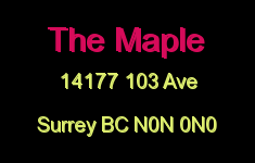 The Maple 14177 103 N0N 0N0