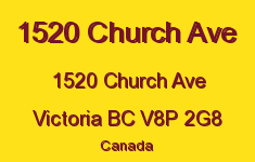 1520 Church Ave 1520 Church V8P 2G8