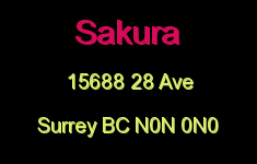 Sakura 15688 28 N0N 0N0