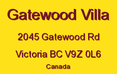 Gatewood Villa 2045 Gatewood V9Z 0L6