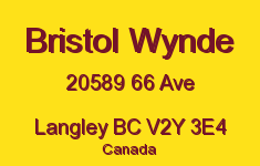 Bristol Wynde 20589 66 V2Y 3E4