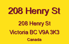 208 Henry St 208 Henry V9A 3K3