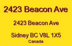 2423 Beacon Ave 2423 Beacon V8L 1X5