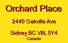 Orchard Place 2440 Oakville V8L 5Y4