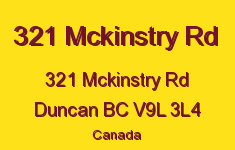 321 Mckinstry Rd 321 McKinstry V9L 3L4