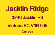 Jacklin Ridge 3240 JACKLIN V9B 0J5