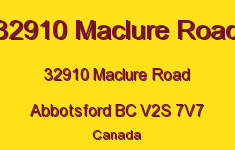 32910 Maclure Road 32910 MACLURE V2S 7V7