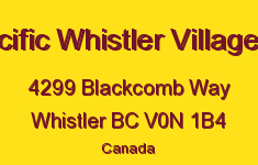 Pan Pacific Whistler Village Centre 4299 BLACKCOMB V0N 1B4