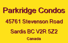 Parkridge Condos 45761 STEVENSON V2R 5Z2