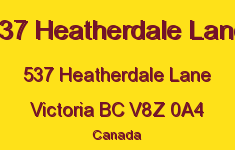 537 Heatherdale Lane 537 Heatherdale V8Z 0A4