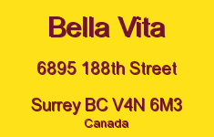 Bella Vita 6895 188TH V4N 6M3