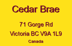 Cedar Brae 71 Gorge V9A 1L9