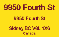 9950 Fourth 9950 Fourth V8L 1X6