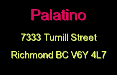 Palatino 7333 TURNILL V6Y 4L7