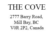 The Cove 2777 Barry V0R 2P0