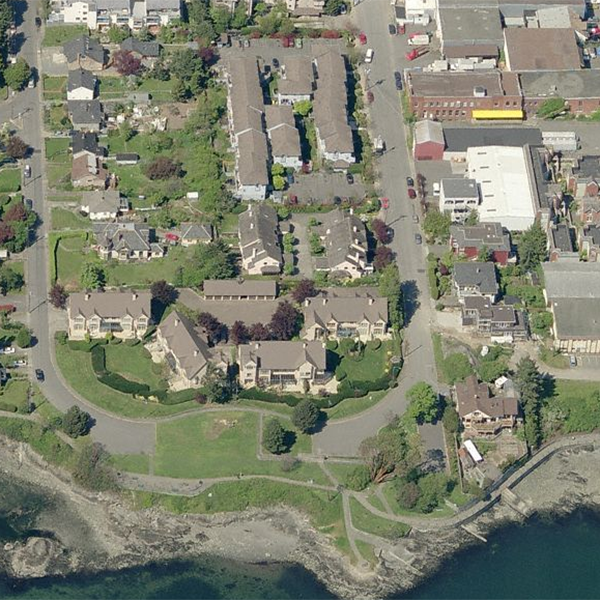 Careenage Quay - 216 Russell St, Victoria, BC - Birds eye view!