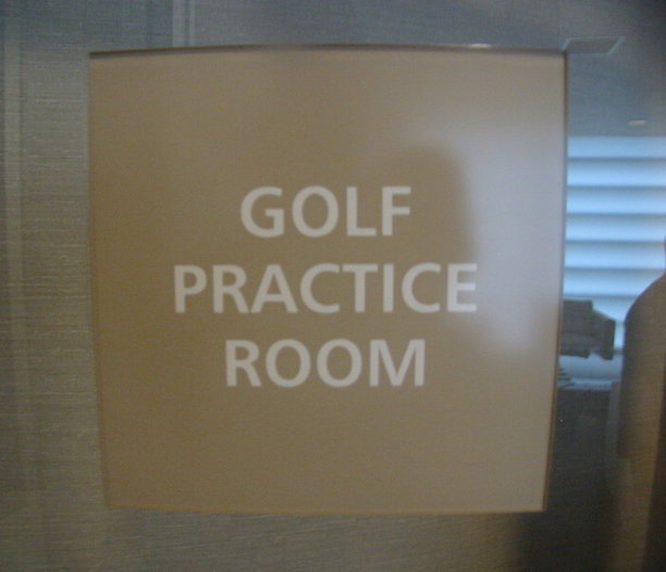 Golf Practice Room!