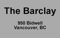 The Barclay 950 BIDWELL V6G 2J9