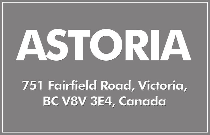 Astoria 751 Fairfield V8V 3E4