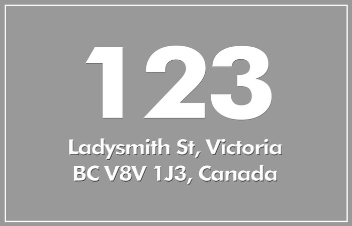 123 Ladysmith 123 Ladysmith V8V 1J3
