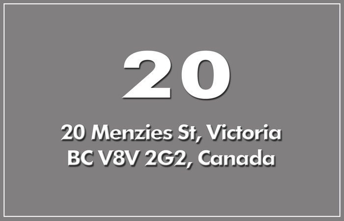 20 Menzies 20 Menzies V8V 2G2