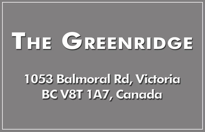 The Greenridge 1053 Balmoral V8T 1A7