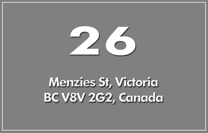 26 Menzies 26 Menzies V8V 2G2