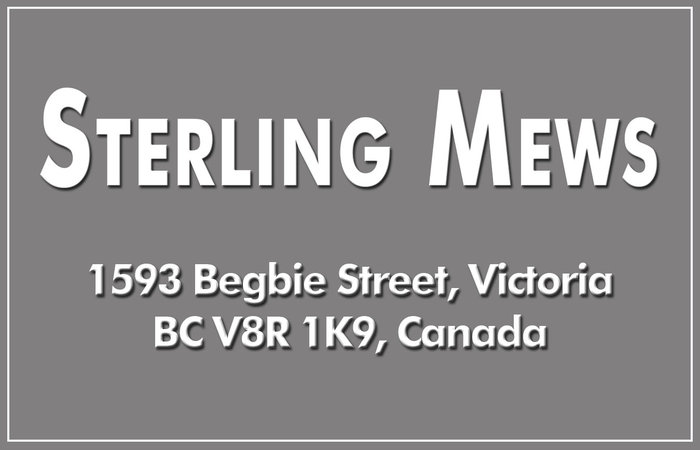 Sterling Mews 1593 Begbie V8R 1K9