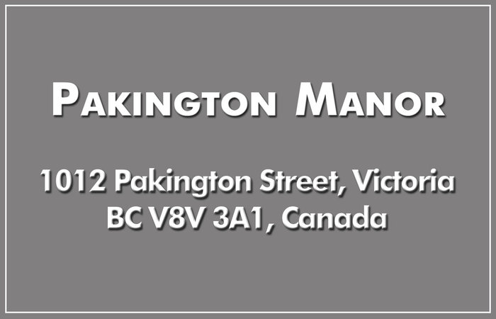 Pakington Manor 1012 Pakington V8V 3A1